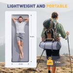 Elegear FiberAir Camping Sleeping Pad, 4’’ Ultra-Thick & 1100lb Ultra-Support Camping Air Mattress with Multi-Function Electric Pump, Durable Sleeping Pad for Camping/Hiking/Tent/Home