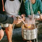 Solo Stove Campfire 2 Pot Set Combo - 4+ Person Wood Burning Camping Stove | Outdoor Kitchen Kit for Backpacking Camping Survival | NO Batteries or Liquid Fuel Gas Canister Required