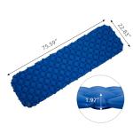 Waterproof Sleeping Pad for Camping/Backpacking/Hiking/Traveling Inflatable Sleeping Mat Ultralight Air Mattress Single Tent/Person Blue