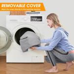 CYMULA Camping Cot Mattress 2in Memory Foam Sleeping Pad,Soft Warm Non-Slip Camping Mattress Topper with Retaining for Adults,Portable Roll up Pad for Travel（75 * 30 * 2,Grey）