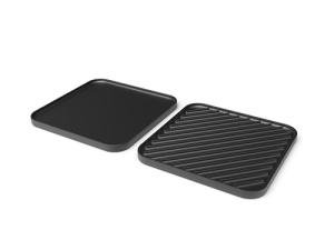 Coleman Cascade Stove Grill & Griddle Accessories, Cast Iron Cooking Grates for Cascade Stoves, Carry Case Included