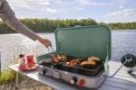 Coleman Cascade Stove Grill & Griddle Accessories, Cast Iron Cooking Grates for Cascade Stoves, Carry Case Included