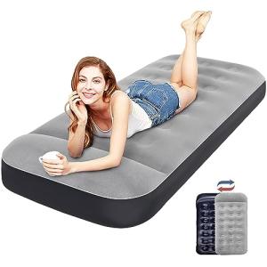 SAYGOGO Camping Air Mattress Travel Bed Sleeping Pad - Leak Proof Inflatable Mattress with Thickened Surface Built-in Pillow Air Bed for Home Camping SUV Truck RV Tent(Updated)