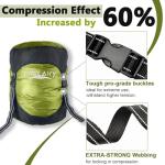 Frelaxy Compression Sack, 40% More Storage! 11L/18L/30L/45L Compression Stuff Sack, Water-Resistant & Ultralight Sleeping Bag Stuff Sack - Space Saving Gear for Camping, Traveling, Backpacking
