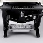 Weber Q1200 Liquid Propane Portable Gas Grill for Travel and Camping, 1 Burner, Green