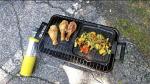 Duke Grills Omaha Go Anywhere Portable Gas Grill - Mini BBQ Propane Grill for Camping, RV, Tailgate - Cooks 8 hamburgers at once - Long Life Steel - Foldable Legs