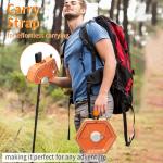 Cofiyard 1-Burner Propane Stove Portable Camping Stove with Carry Strap, Backpacking Camp Stove for Outdoor Cooking, Flick-Style Ignition, Temperature Control, 8600 BTUs of Power for Camping BBQ& More