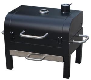 GasOne Portable Tabletop BBQ Grill - 18-inch, 2-Tiered, Side Handles & Lid - Compact Charcoal Grill for Picnic & Tailgate