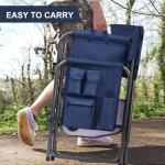 Yestomo Directors Chair, Camping Chairs for Adults, Heavy Duty Side Table, Lawn Chairs with Side Pockets Carry Straps
