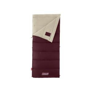 Coleman Autumn Glen 50°F Sleeping Bag, Lightweight Sleeping Bag with No-Snag Zipper & Storage Stuff Sack, Machine Washable for Easy Cleaning, Great for Camping, Sleepovers, & Guests