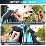 Camping Hammock Mosquito Net,Double & Single Portable Hammocks Hammocks with 2 Tree Straps,Hammock Tent for Travel Camping,Camping Accessories for Indoor Outdoor Hiking Backpacking Backyard Beach
