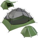 Clostnature Polaris Lightweight Backpacking Tent - 2 Person Ultralight Waterproof Camping Tent, 3 Season Large Size Easy Setup Tent for Family, Outdoor, Hiking and Mountaineering