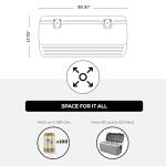 Igloo Gray Polar 120 Qt Cooler