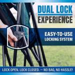 Kijaro Portable Camping Chairs - Enjoy the Outdoors with a Versatile Folding Sports Chair for Outdoor & Lawn - Dual Lock Feature Locks Position – Hallet Peak Gray