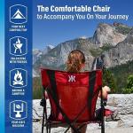 Kijaro Portable Camping Chairs - Enjoy the Outdoors with a Versatile Folding Sports Chair for Outdoor & Lawn - Dual Lock Feature Locks Position – Hallet Peak Gray