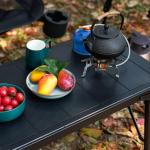 Folding Camping Table, Heavy Duty Portable Modular Outdoor Cooking System, Height Adjustable Sturdy Aluminum IGT Camp Table with Carry Bag for Camping，Holds up to 400 LBS
