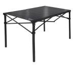 MOUNTAIN SUMMIT GEAR Heavy-Duty Roll-Top Table for Camping (Large) - Portable Aluminum-Top Folding Table with Steel Frame by Caddis Sports