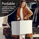 4 Feet Foldable Table Adjustable Height with Built in Handle, Steel Legs | Heavy Duty Portable | Perfect for Party, Dining, Wedding, Events, Picnic Indoor, Outdoor, Camping, Utility, Folding