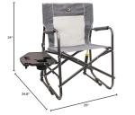 GCI OUTDOOR Freestyle Rocker Portable Folding Rocking Chair, Outdoor Camping Chair with Side Table