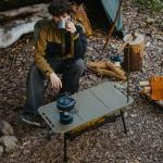 Naturehike Tactical Camping Table with Adjustable Height, Collapsible Table Lightweight with Carry Bag for Camping, Travel expeditions, Hiking, Picnics, BBQs & Beach Trips