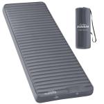 Elegear Air & Foam Camping Sleeping Pad, HexaFoam Camping Mattress Pad with Built-in Foot Pump Memory Foam Camp Pad 4-Season Camp Sleeping Mat for Travel/Car/Tent, Gray