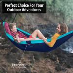 Vigel Camping Hammock - XL Double Hammock 500 Lb Capacity - Nylon Durable Portable Tree Hammock - Camping Accessories for Outdoor, Travel, Hiking