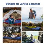 OGERY Sleeping Pad for Camping, 6" Extra-Thick Reinforced Camping Sleeping Pad with Pillows & Built-in Foot Pump, Ultralight Self Inflating Air Mattress Mat for Tent Hiking Essentials Gear