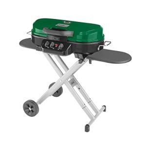 Coleman RoadTrip 285 Portable Stand-Up Propane Grill with 3 Adjustable Burners & Instastart Ignition, 20,000 BTUs of Power for Outdoor Cooking, Camping, Tailgating, Grilling, BBQs, & More