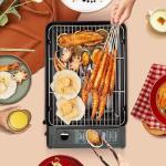Portable Butane Stove - Compact Gas Grill Stove with Detachable Grate + Durable Carry Case | Dual Fuel Tabletop BBQ for Camping, Korean BBQ, Tailgating | Fast Stainless Steel Outdoor Cooker