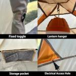 UNP Dome Tent, 2-Person, Easy Setup, Lightweight, Portable, Navy Blue