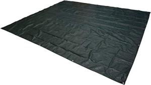 Amazon Basics Waterproof Camping Tarp, 9.5 Feet x 11.3 Feet, Dark Green