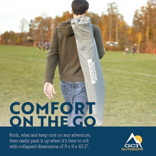 GCI Outdoor Roadtrip Rocker Camping Chair - Indigo Blue