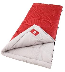 Coleman Palmetto 30⁰F Adult Sleeping Bag, Cool-Weather Sleeping Bag with Snag-Free Zipper & Soft Liner, Machine Washable