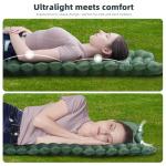 Gear Doctors® Ether 17.5oz Ultralight Camping Sleeping Pad – Backpacking Air Mattress – Camping Mattress Pad – Compact Inflatable Sleeping Mat for Backpacking, Comfortable Outdoor Hiking, Tent, Travel