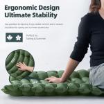 Gear Doctors® Ether 17.5oz Ultralight Camping Sleeping Pad – Backpacking Air Mattress – Camping Mattress Pad – Compact Inflatable Sleeping Mat for Backpacking, Comfortable Outdoor Hiking, Tent, Travel