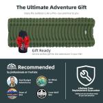 Gear Doctors® Ether 17.5oz Ultralight Camping Sleeping Pad – Backpacking Air Mattress – Camping Mattress Pad – Compact Inflatable Sleeping Mat for Backpacking, Comfortable Outdoor Hiking, Tent, Travel