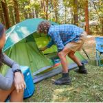 Coleman Sundome Camping Tent with Rainfly, 2/3/4/6 Person Tent Sets Up in 10 Mins, Weatherproof Shelter for Camping, Festivals, Backyard, Sleepovers, & More