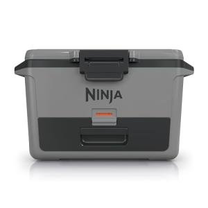 Ninja FB151GY FrostVault 50qt Hard Cooler with Dry Zone, Integrated Fridge-Temp Dry Storage Drawer, Premium Heavy-Duty Insulated Cooler, Keeps Ice for Days, Slate Gray