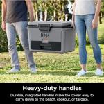 Ninja FB151GY FrostVault 50qt Hard Cooler with Dry Zone, Integrated Fridge-Temp Dry Storage Drawer, Premium Heavy-Duty Insulated Cooler, Keeps Ice for Days, Slate Gray