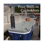 Coleman Classic Series Insulated Portable Rolling Cooler with Wheels, Leak-Resistant Outdoor Hard Cooler Keeps Ice up to 5 Days, 100-Quart