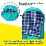 Bessport Sleeping Bag Winter | Flannel Lined 18℉ - 32℉ Extreme 3-4 Season Warm & Cool Weather Adult Sleeping Bags Large | Lightweight, Waterproof for Camping, Backpacking, Hiking