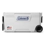 Coleman Classic Series 100qt Wheeled Marine Cooler, Fully Insulated Lid & Body Keeps Ice up to 5 Days, Holds up to 160 Cans