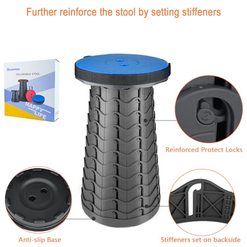 Lightweight Sturdy Folding Stool - 400lbs Capacity