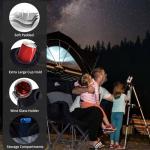 Bolosy Oversized XL Camping Chairs for Adults Heavy Duty Support 500 lbs Outdoor Folding Chairs Padded Portable Lawn Chairs Camp Chairs with Cup Holder