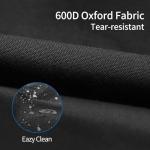 SHALLWE Camping Chairs, All Aluminum Frame Portable Folding Camp Chair for Adults, Heavy Duty Collapsible for Backpacking, Hiking, Beach, Sports (Black)