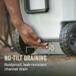 Coleman Classic Series 100qt Wheeled Marine Cooler, Fully Insulated Lid & Body Keeps Ice up to 5 Days, Holds up to 160 Cans