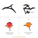 Odoland Camping Cookware Stove Carabiner Canister Stand Tripod and Stainless Steel Cup, Tank Bracket, Fork Spoon Kit for Backpacking, Outdoor Camping Hiking and Picnic,Green