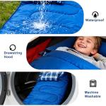4-Season Ultra-Light Compact Sleeping Bag for Adults & Kids - Perfect Cold Weather Winter Backpacking & Hiking Gear, Essential Outdoor Camping Sleeping Bags with Warm Protection.