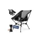 Oragati Folding Camping Chairs, Lightweight Backpacking Chair in Compact Design for Camp, Beach, Hiking, Outdoors, Black