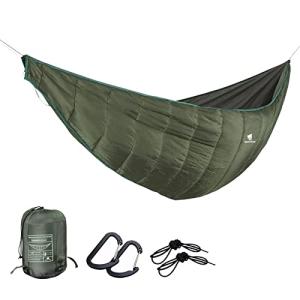 GEERTOP Ultralight Hammock Underquilt for Camping Full Length Camp Hammock Underquilts Warm 3-4 Seasons Essential Outdoor Survival Gear for Hiking Backpacking Travel
